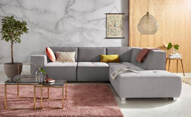 INOSIGN Ecksofa Sapporo L-Form, wahlweise Bettfunktion oder Sitztiefenverstellung, Federkern INOSIGN Ecksofa Sapporo L-Form, wahlweise Bettfunktion oder Sitztiefenverstellung, Federkern von INOSIGN