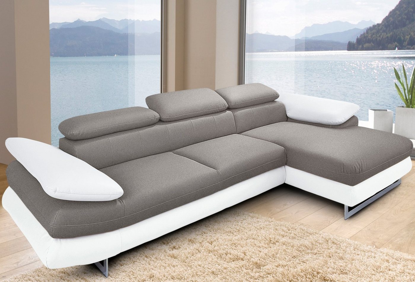 INOSIGN Ecksofa Solution L-Form, mit Arm- & Kopfteilverstellung, wahlweise mit Bettfunktion INOSIGN Ecksofa Solution L-Form, mit Arm- & Kopfteilverstellung, wahlweise mit Bettfunktion von INOSIGN