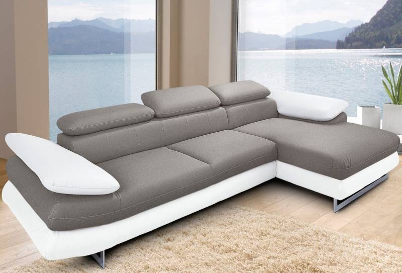 INOSIGN Ecksofa Solution L-Form, mit Arm- & Kopfteilverstellung, wahlweise mit Bettfunktion INOSIGN Ecksofa Solution L-Form, mit Arm- & Kopfteilverstellung, wahlweise mit Bettfunktion von INOSIGN