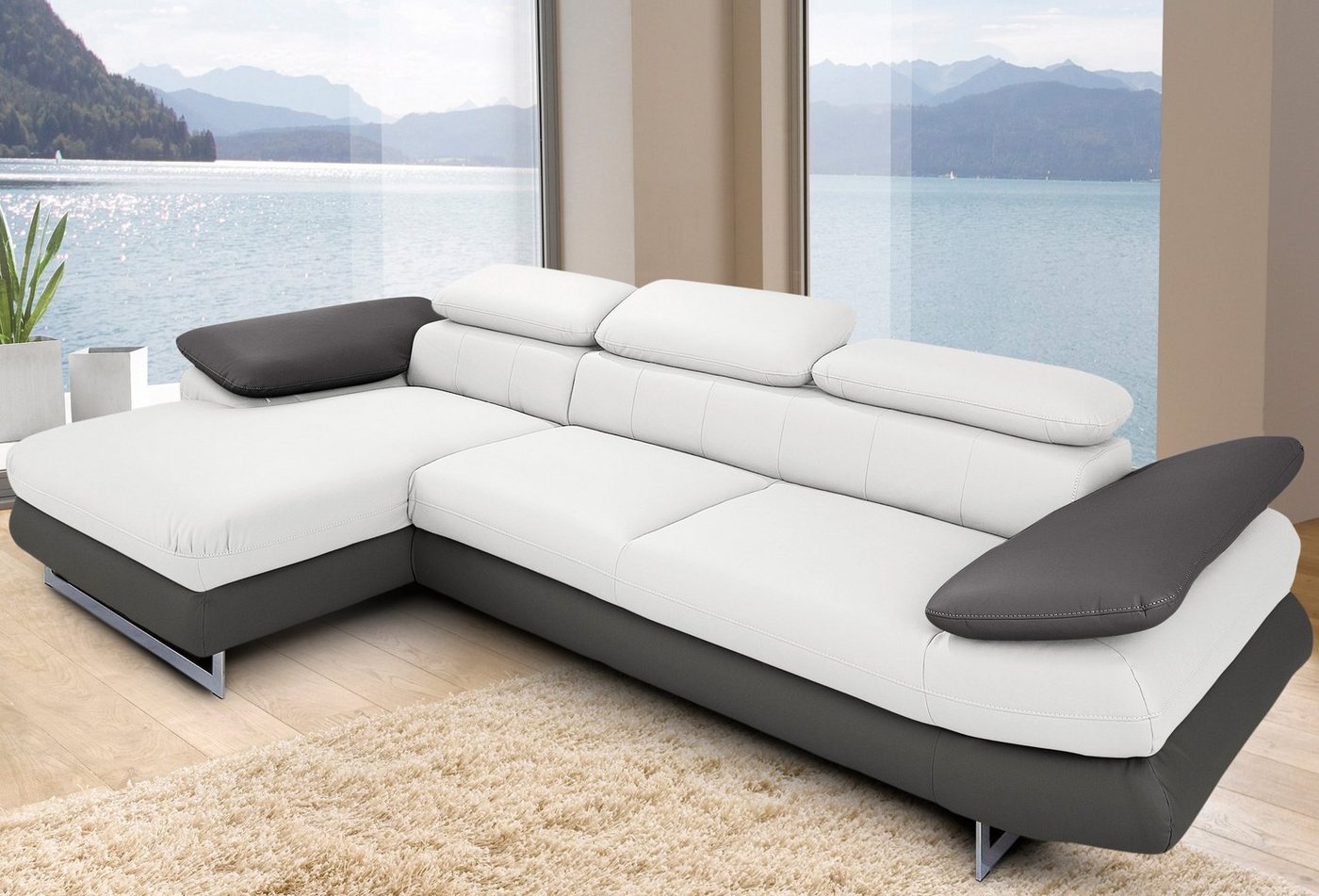 INOSIGN Ecksofa Solution L-Form, mit Arm- & Kopfteilverstellung, wahlweise mit Bettfunktion INOSIGN Ecksofa Solution L-Form, mit Arm- & Kopfteilverstellung, wahlweise mit Bettfunktion von INOSIGN