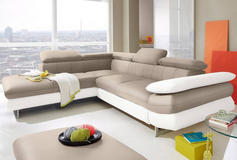 INOSIGN Ecksofa Solution L-Form, mit Arm- & Kopfteilverstellung, wahlweise mit Bettfunktion INOSIGN Ecksofa Solution L-Form, mit Arm- & Kopfteilverstellung, wahlweise mit Bettfunktion von INOSIGN