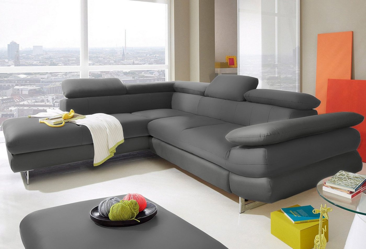 INOSIGN Ecksofa Solution L-Form, mit Arm- & Kopfteilverstellung, wahlweise mit Bettfunktion INOSIGN Ecksofa Solution L-Form, mit Arm- & Kopfteilverstellung, wahlweise mit Bettfunktion von INOSIGN