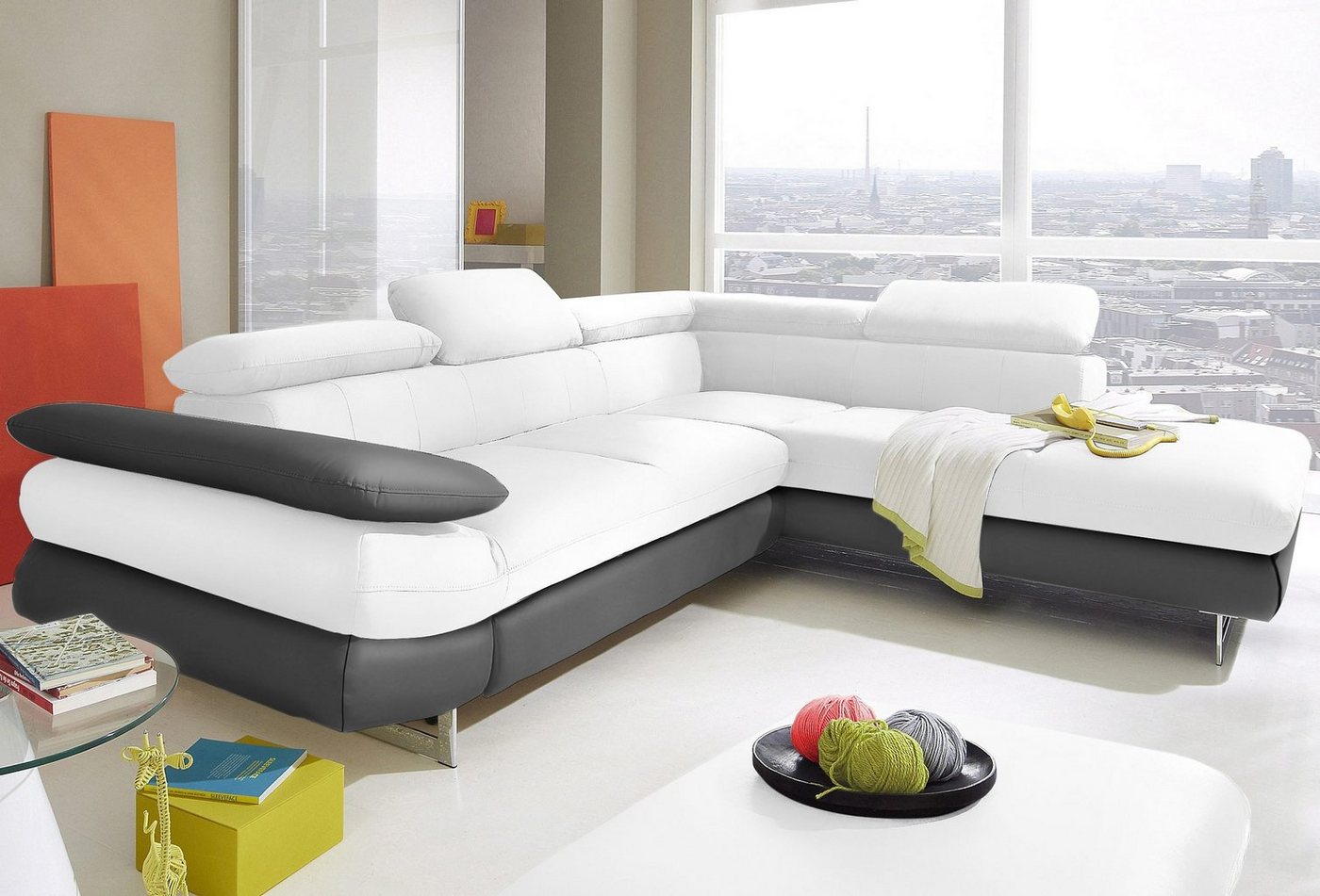 INOSIGN Ecksofa Solution L-Form, mit Arm- & Kopfteilverstellung, wahlweise mit Bettfunktion INOSIGN Ecksofa Solution L-Form, mit Arm- & Kopfteilverstellung, wahlweise mit Bettfunktion von INOSIGN