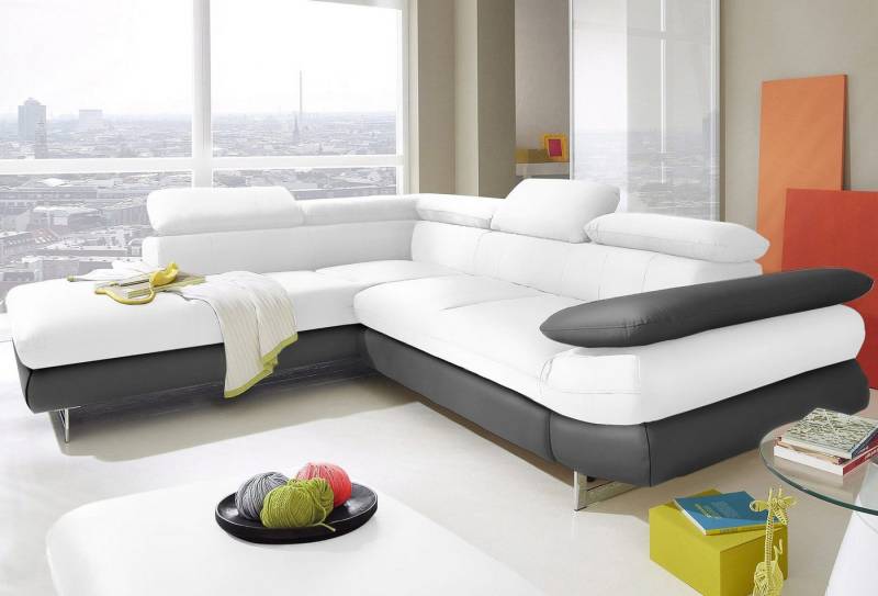 INOSIGN Ecksofa Solution L-Form, mit Arm- & Kopfteilverstellung, wahlweise mit Bettfunktion INOSIGN Ecksofa Solution L-Form, mit Arm- & Kopfteilverstellung, wahlweise mit Bettfunktion von INOSIGN