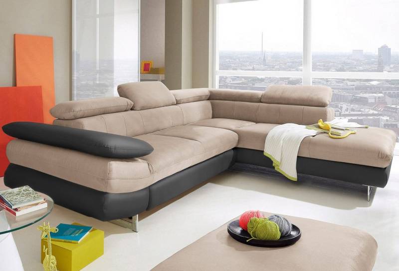 INOSIGN Ecksofa Solution L-Form, wahlweise mit Bettfunktion von INOSIGN