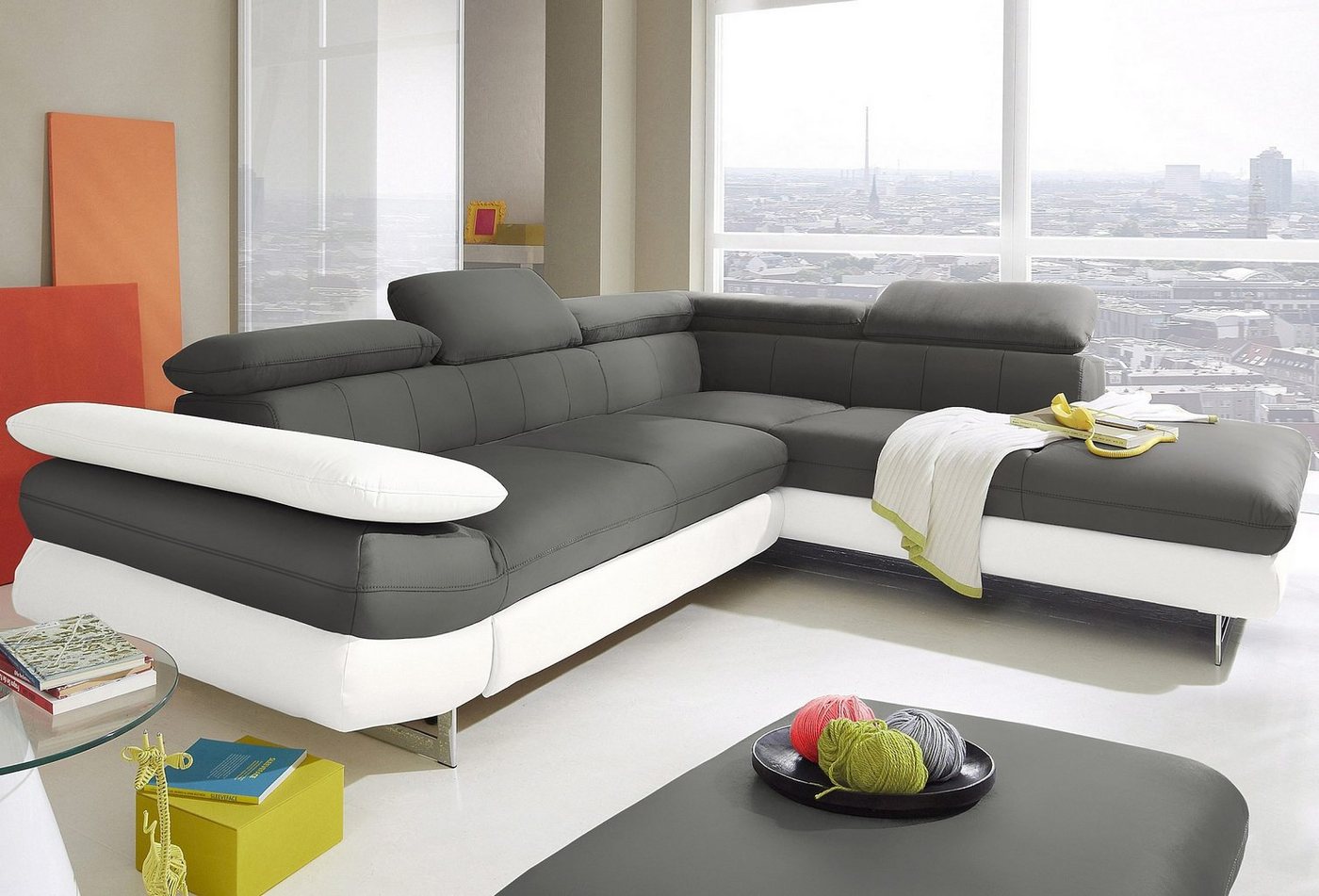 INOSIGN Ecksofa Solution L-Form, mit Arm- & Kopfteilverstellung, wahlweise mit Bettfunktion INOSIGN Ecksofa Solution L-Form, mit Arm- & Kopfteilverstellung, wahlweise mit Bettfunktion von INOSIGN