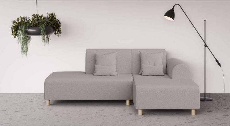 INOSIGN Ecksofa Suyala, L-Form mit Hocker von INOSIGN
