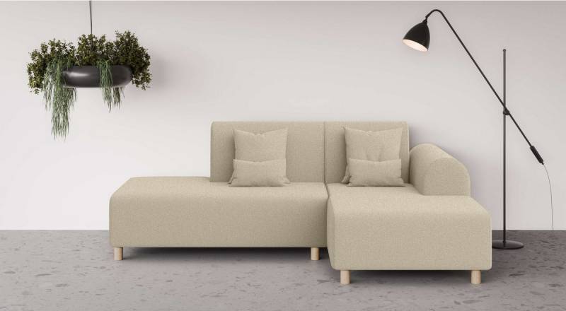 INOSIGN Ecksofa Suyala, L-Form mit Hocker von INOSIGN