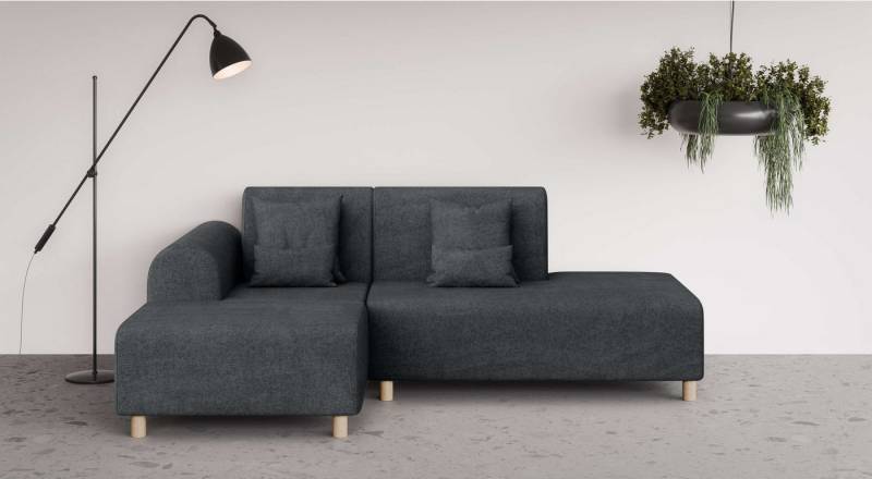 INOSIGN Ecksofa Suyala, L-Form mit Hocker von INOSIGN