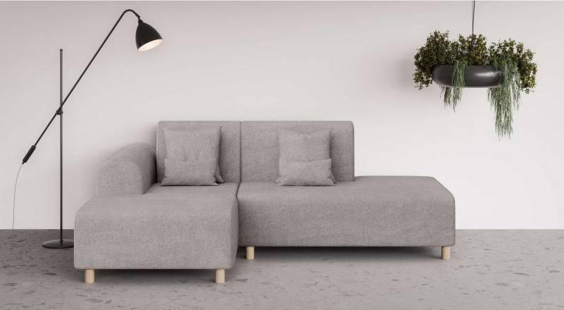 INOSIGN Ecksofa Suyala, L-Form mit Hocker von INOSIGN