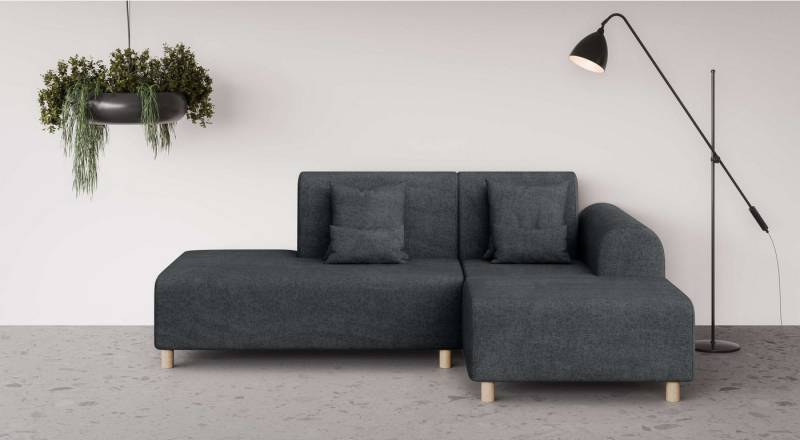 INOSIGN Ecksofa Suyala, L-Form mit Hocker von INOSIGN