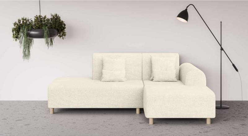 INOSIGN Ecksofa Suyala, L-Form mit Hocker von INOSIGN