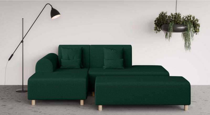 INOSIGN Ecksofa Suyala, L-Form mit Hocker von INOSIGN