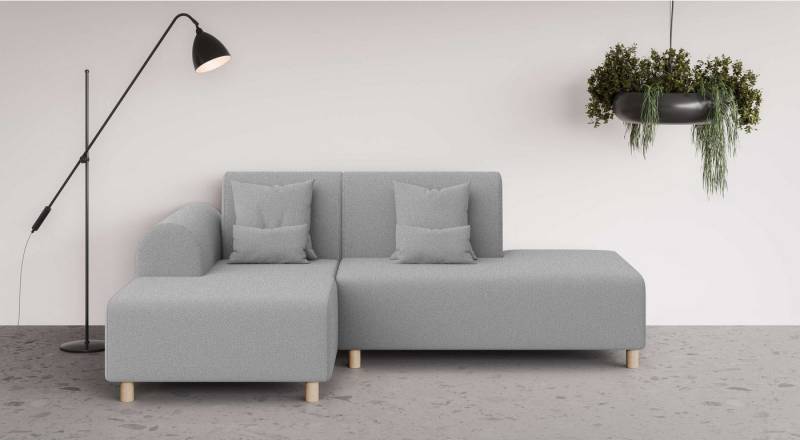 INOSIGN Ecksofa Suyala, L-Form mit Hocker von INOSIGN