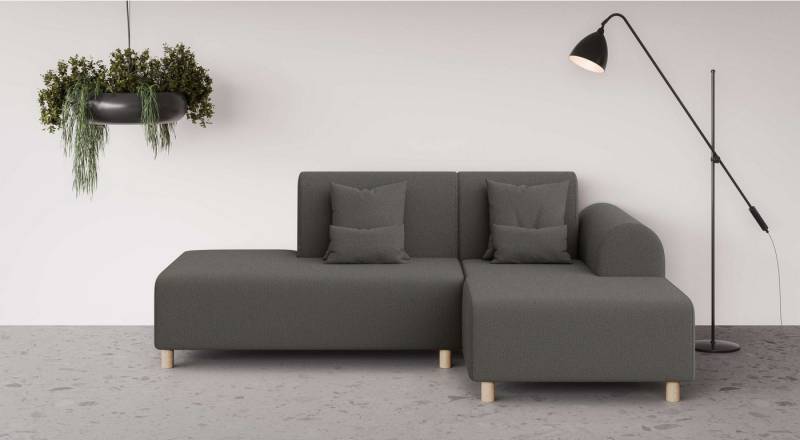 INOSIGN Ecksofa Suyala, L-Form mit Hocker von INOSIGN