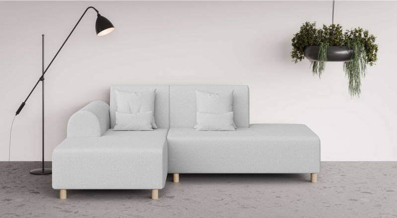 INOSIGN Ecksofa Suyala, L-Form mit Hocker von INOSIGN