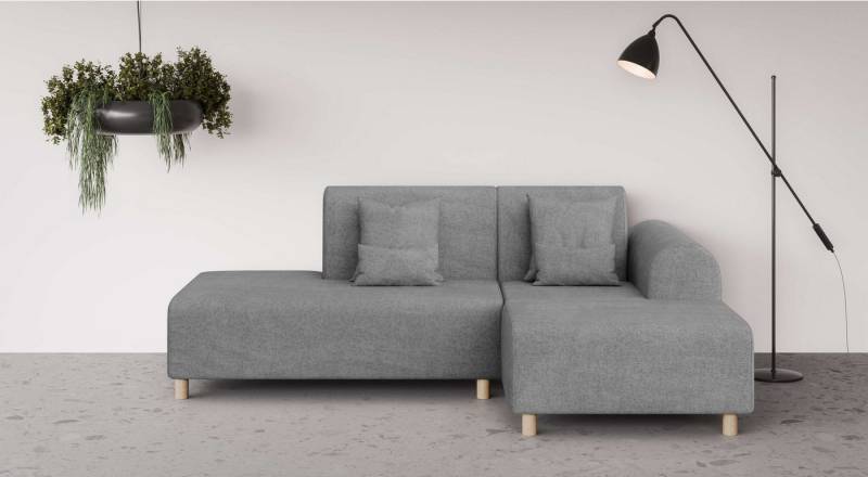 INOSIGN Ecksofa Suyala, L-Form mit Hocker von INOSIGN