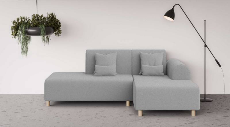 INOSIGN Ecksofa Suyala, L-Form mit Hocker von INOSIGN