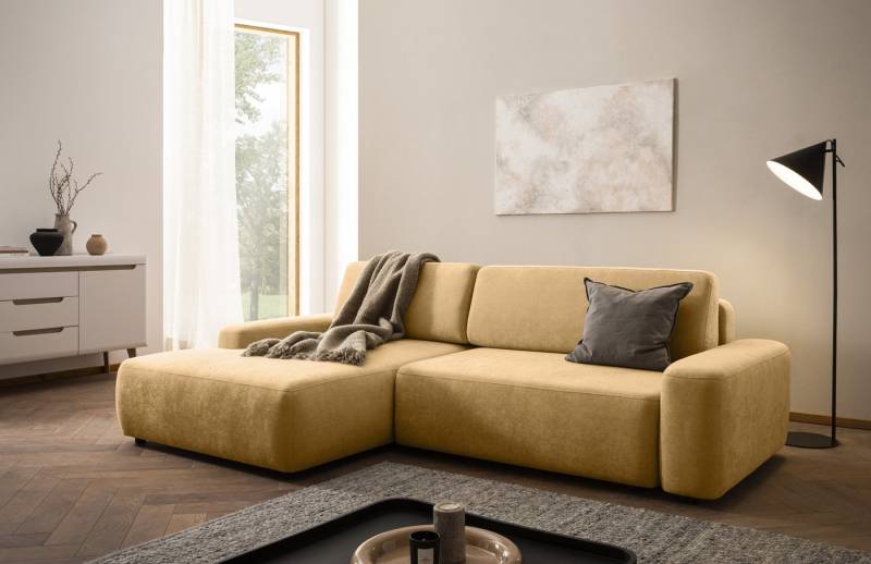 INOSIGN Ecksofa TORGE (264cm), Schlafsofa in Cord, Samtvelours o Struktur fein, L-Form, Schlaffunktion, Bettkasten, Liegefläche: 125/210 cm INOSIGN Ecksofa TORGE (264cm), Schlafsofa in Cord, Samtvelours o Struktur fein, L-Form, Schlaffunktion, Bettkasten, Liegefläche: 125/210 cm von INOSIGN