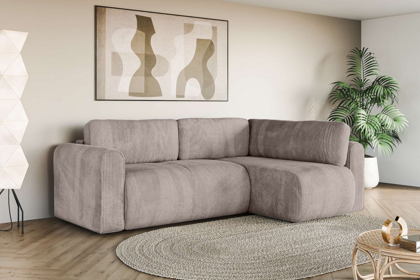 INOSIGN Ecksofa Zacharia wahlweise Schlafsofa mit Bettkasten, B/T/H 250/166/86 cm, L-Form mit Wellenunterfederung, Ottomane rechts oder links bestellbar INOSIGN Ecksofa Zacharia wahlweise Schlafsofa mit Bettkasten, B/T/H 250/166/86 cm, L-Form mit Wellenunterfederung, Ottomane rechts oder links bestellbar von INOSIGN