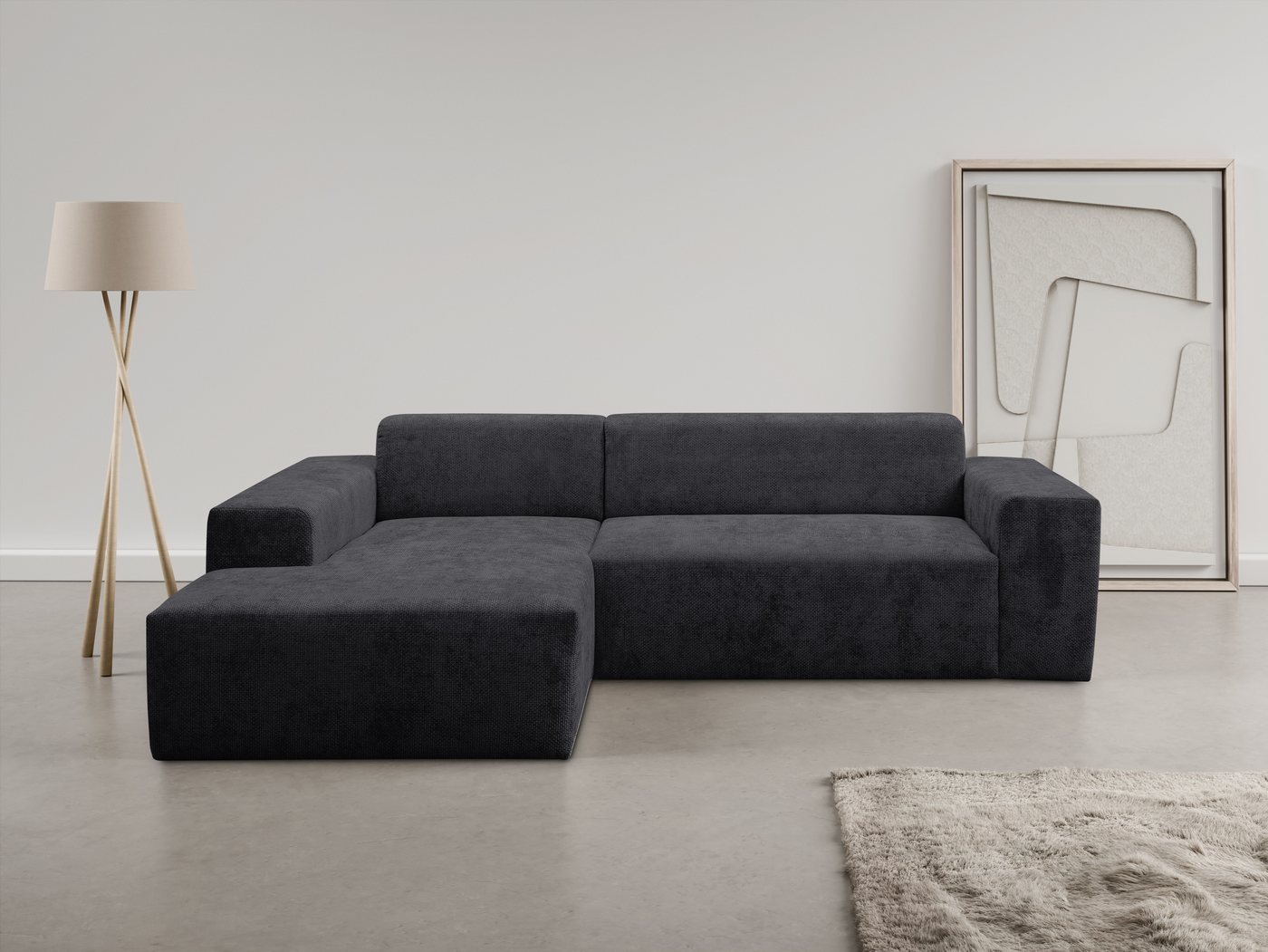 WERK2 Ecksofa Zeus-L modern und zeitlos, Breite 253cm, bequemes Sofa, Curvy Trend Ecksofa mit urbaner Optik WERK2 Ecksofa Zeus-L modern und zeitlos, Breite 253cm, bequemes Sofa, Curvy Trend Ecksofa mit urbaner Optik von WERK2