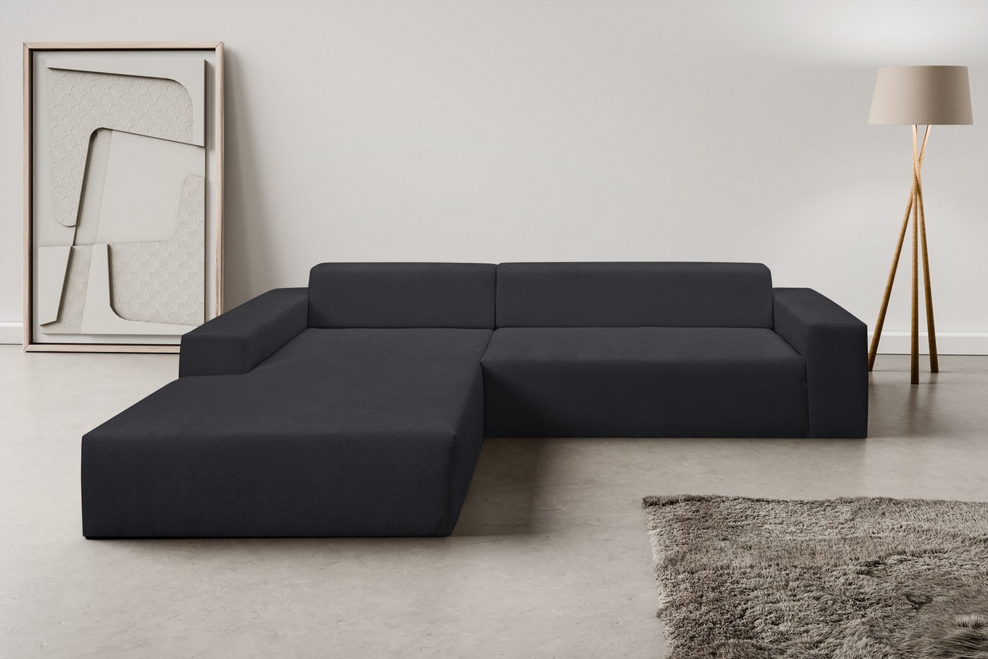 WERK2 Ecksofa Zeus-XL, Mega-Sofa mit großer Sitztiefe, Stellmaße 311cm x 210cm, Curvy Trend Garnitur mit urbaner Optik, bequem, Big-Sofa, L-Form WERK2 Ecksofa Zeus-XL, Mega-Sofa mit großer Sitztiefe, Stellmaße 311cm x 210cm, Curvy Trend Garnitur mit urbaner Optik, bequem, Big-Sofa, L-Form von WERK2