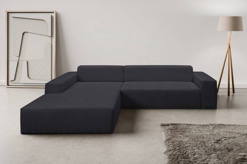WERK2 Ecksofa Zeus-XL, Mega-Sofa mit großer Sitztiefe, Stellmaße 311cm x 210cm, Curvy Trend Garnitur mit urbaner Optik, bequem, Big-Sofa, L-Form von WERK2