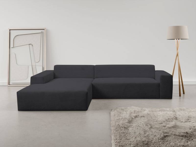 WERK2 Ecksofa Zeus-XL, Mega-Sofa mit großer Sitztiefe, Stellmaße 311cm x 210cm, Curvy Trend Garnitur mit urbaner Optik, bequem, Big-Sofa, L-Form von WERK2