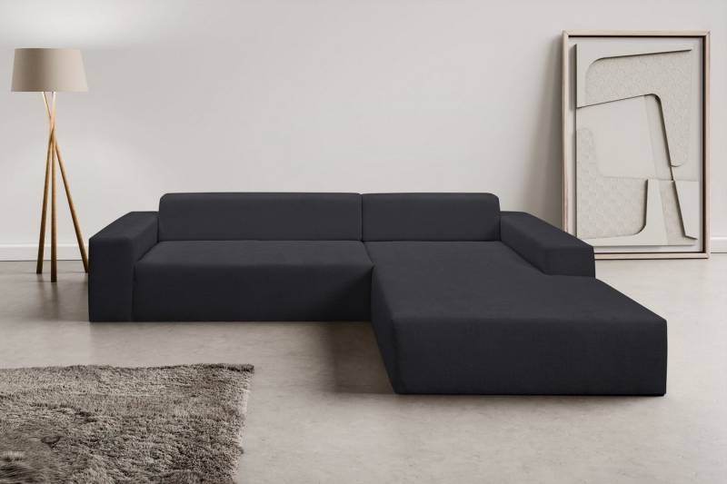 WERK2 Ecksofa Zeus-XL, Mega-Sofa mit großer Sitztiefe, Stellmaße 311cm x 210cm, Curvy Trend Garnitur mit urbaner Optik, bequem, Big-Sofa, L-Form von WERK2
