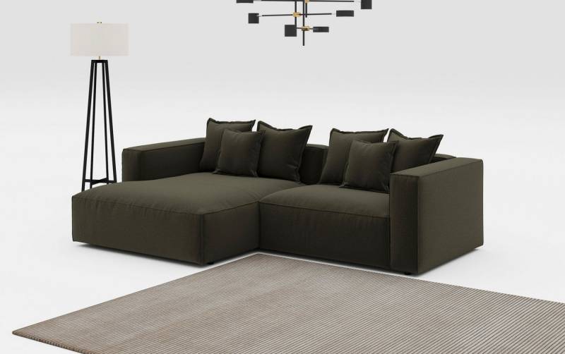 INOSIGN Ecksofa Cowboy L-Form, mit 6 Kissen, kubisches Sofa von INOSIGN