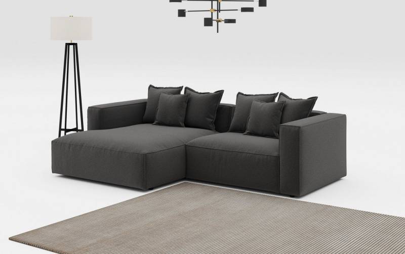 INOSIGN Ecksofa Cowboy L-Form, mit 6 Kissen, kubisches Sofa von INOSIGN