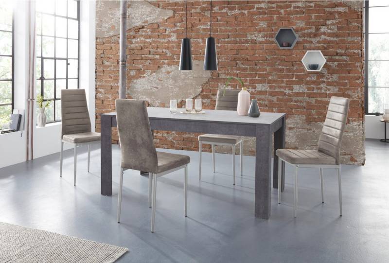 INOSIGN Essgruppe Lynn160/Kate, (Set, 5-tlg), Tisch mit 4 Stühlen von INOSIGN