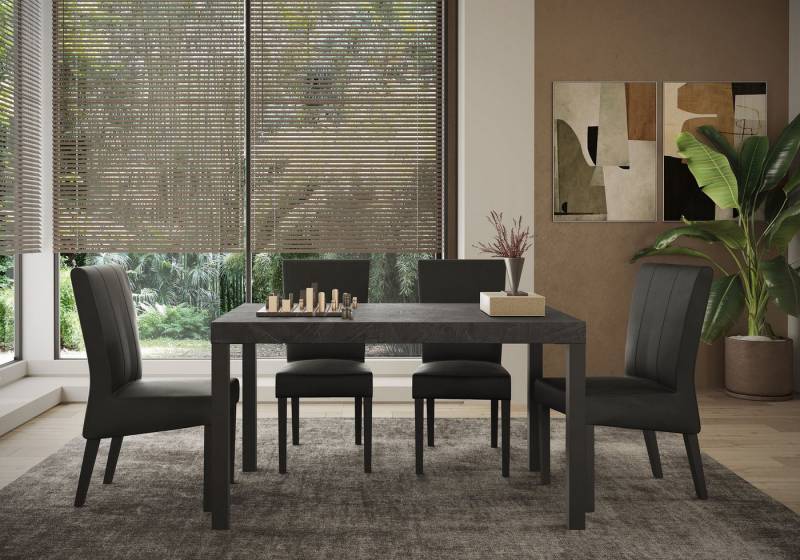 INOSIGN Esstisch Everest 140 x 88 cm, Küchentisch, Esszimmertisch, moderner rechteckiger Esstisch mit Metallbeinen INOSIGN Esstisch Everest 140 x 88 cm, Küchentisch, Esszimmertisch, moderner rechteckiger Esstisch mit Metallbeinen von INOSIGN