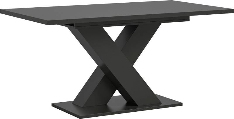 INOSIGN Esstisch Motus, ausziehbar 150 -190 cm, inklusive 40 cm Einlegeplatte (Set, 1-St), X-Gestell mit Bodenplatte, Tisch, Küchentisch, Esszimmer, Küche von INOSIGN