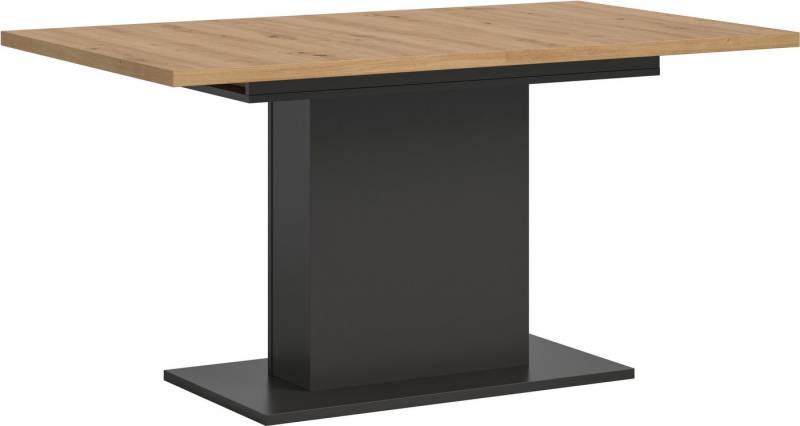 INOSIGN Esstisch Motus, ausziehbar 150 -190 cm, inklusive 40 cm Einlegeplatte (Set, 1-St), Säulengestell mit Bodenplatte, Tisch, Küchentisch, Esszimmer, Küche von INOSIGN