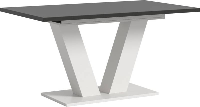 INOSIGN Esstisch Motus, ausziehbar 150 -190 cm, inklusive 40 cm Einlegeplatte (Set, 1-St), V-Gestell mit Bodenplatte, Tisch, Küchentisch, Esszimmer, Küche von INOSIGN