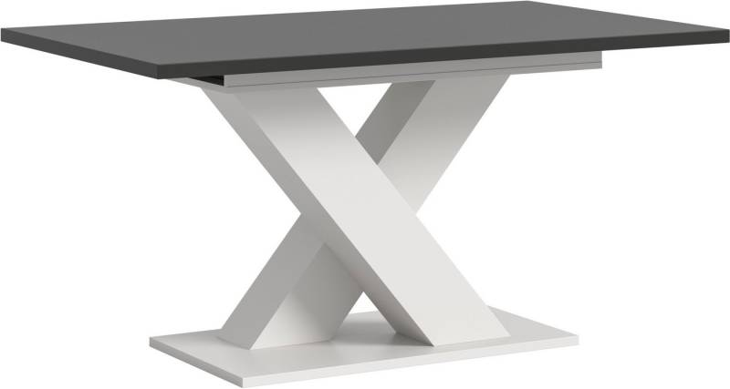 INOSIGN Esstisch Motus, ausziehbar 150 -190 cm, inklusive 40 cm Einlegeplatte (Set, 1-St), X-Gestell mit Bodenplatte, Tisch, Küchentisch, Esszimmer, Küche von INOSIGN