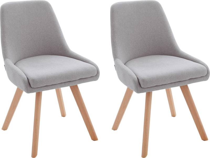 INOSIGN Esszimmerstuhl Dilla, TOPSELLER! (Set, 2 St), im 1er und 2er Set, Webstoff Bezug, Sitzhöhe 48 cm, Küchenstuhl von INOSIGN