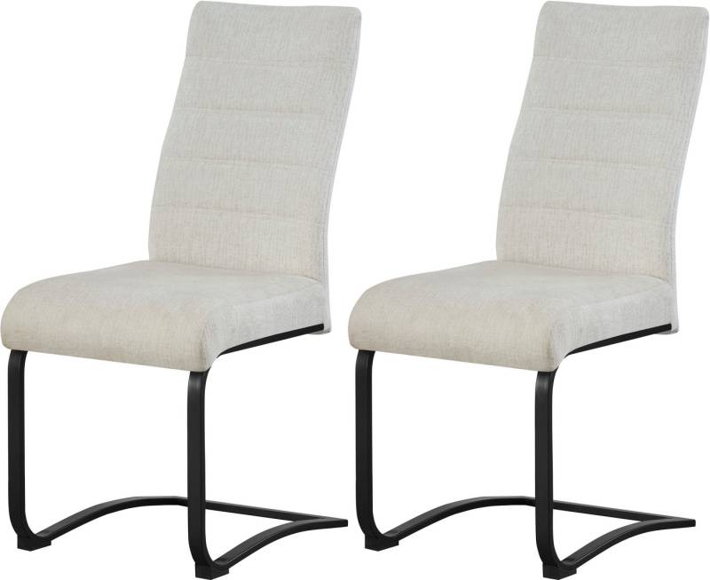 INOSIGN Esszimmerstuhl PICTOU, 2er Set, mit Metallgestell in matt schwarz (Set, 2 St), in verschiedenen Farben, Belsatbarkeit pro Stuhl 120 kg von INOSIGN