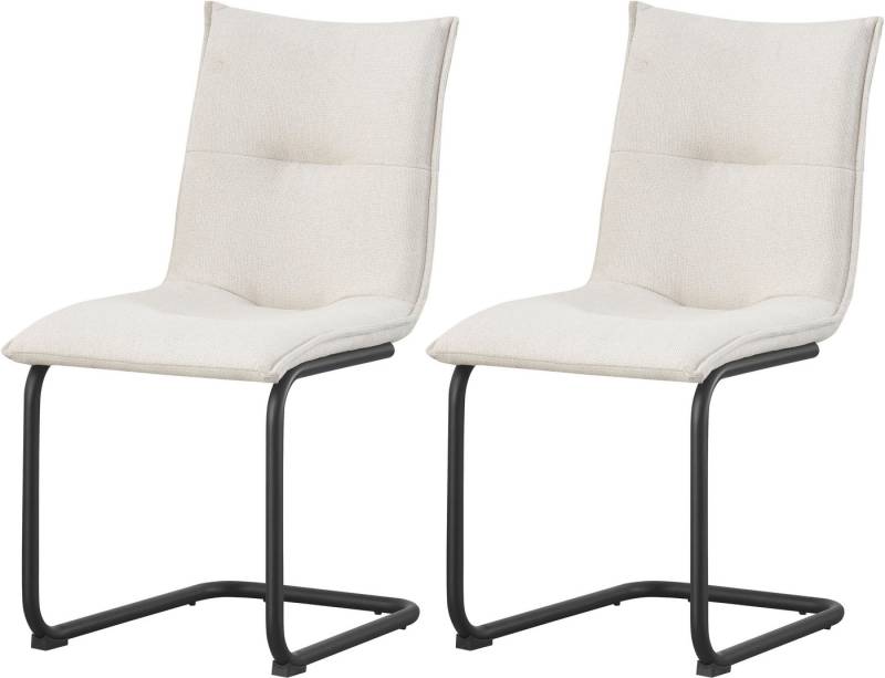 INOSIGN Esszimmerstuhl SARNIA, 2er Set, mit Metallgestell in matt schwarz (Set, 2 St), in verschiedenen Farben, Belsatbarkeit pro Stuhl 120 kg von INOSIGN