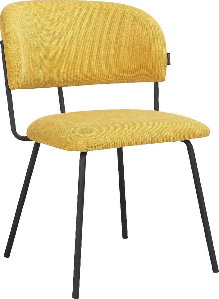 INOSIGN Esszimmerstuhl Taous (2 St), Sitz und Rücken mit Polsterung, mit Gestell aus Metall, Sitzhöhe 48 cm von INOSIGN