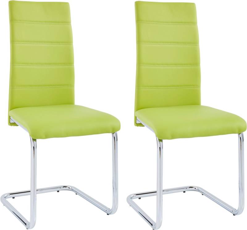 INOSIGN Freischwinger Adora (Set, 4 St), (2 oder 4 Stück) Bezug in Kunstleder, verchromtes Metallgestell von INOSIGN