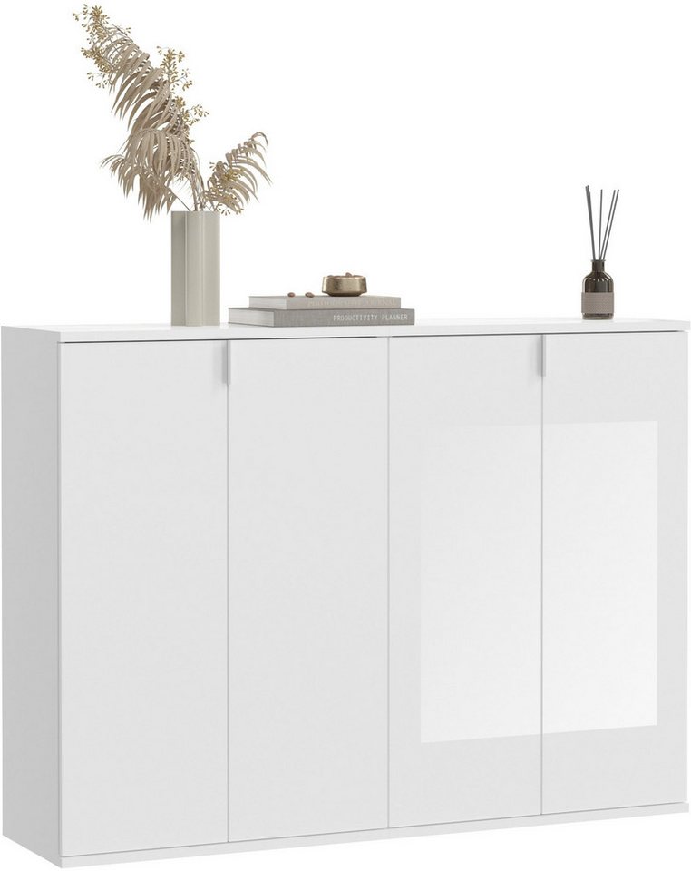 INOSIGN Garderoben-Set Trondheim, Breite 122 cm, best. aus 2 Kommoden, 4 Türen, 12 Fächer, (Set, 2-St), Kommode, Sideboard, Kommodenkombination, Kommoden Set von INOSIGN
