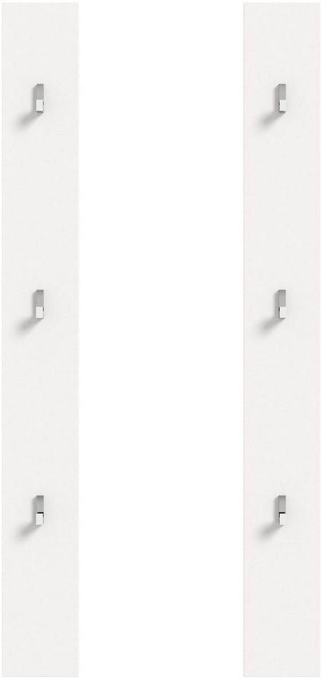 INOSIGN Garderobenpaneel, Trondheim Paneel 2er Set, Höhe 115 cm, 6 Haken, Flur, Diele von INOSIGN