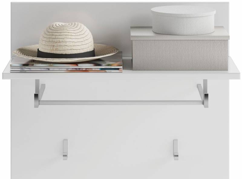 INOSIGN Garderobenpaneel Malmö, Breite 60 cm, 2 Haken, 1 Kleiderstange, 1 Ablageboden, Wandpaneel, Paneel, Wandhaken, Wandboard INOSIGN Garderobenpaneel Malmö, Breite 60 cm, 2 Haken, 1 Kleiderstange, 1 Ablageboden, Wandpaneel, Paneel, Wandhaken, Wandboard von INOSIGN