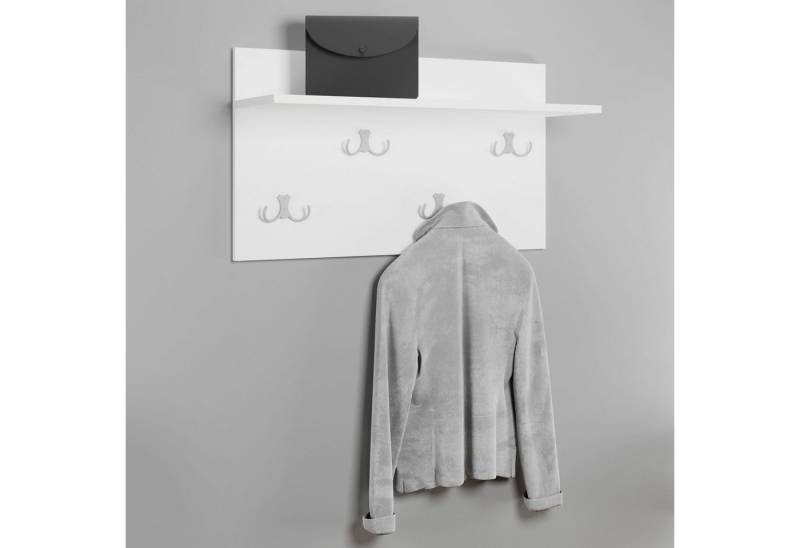 INOSIGN Garderobenpaneel Paris (1 St), Praktische Wandgarderobe mit Doppelhaken (B/T/H): 70/21,5/40 cm von INOSIGN