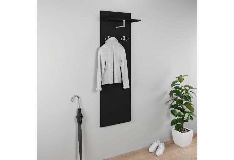 INOSIGN Garderobenpaneel Paris (1 St), Wandgarderobe mit Doppelhaken und Kleiderstange (B/T/H): 40/21,5/130cm von INOSIGN