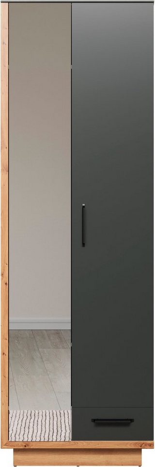 INOSIGN Garderobenschrank Premont (1-St) mit Spiegel, Maße B/H/T ca. 65/198/40 cm, Soft-Close von INOSIGN