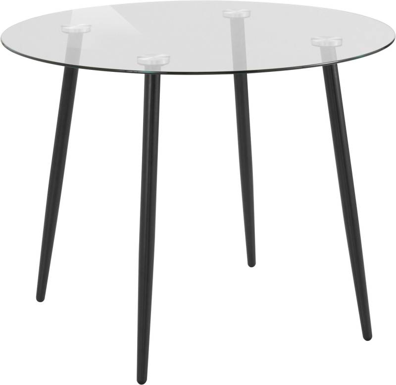 INOSIGN Glastisch Danny, TOPSELLER! (Esstisch, Glastisch, OTTOs Choice), runder Esstisch mit einem Ø von 100 cm von INOSIGN