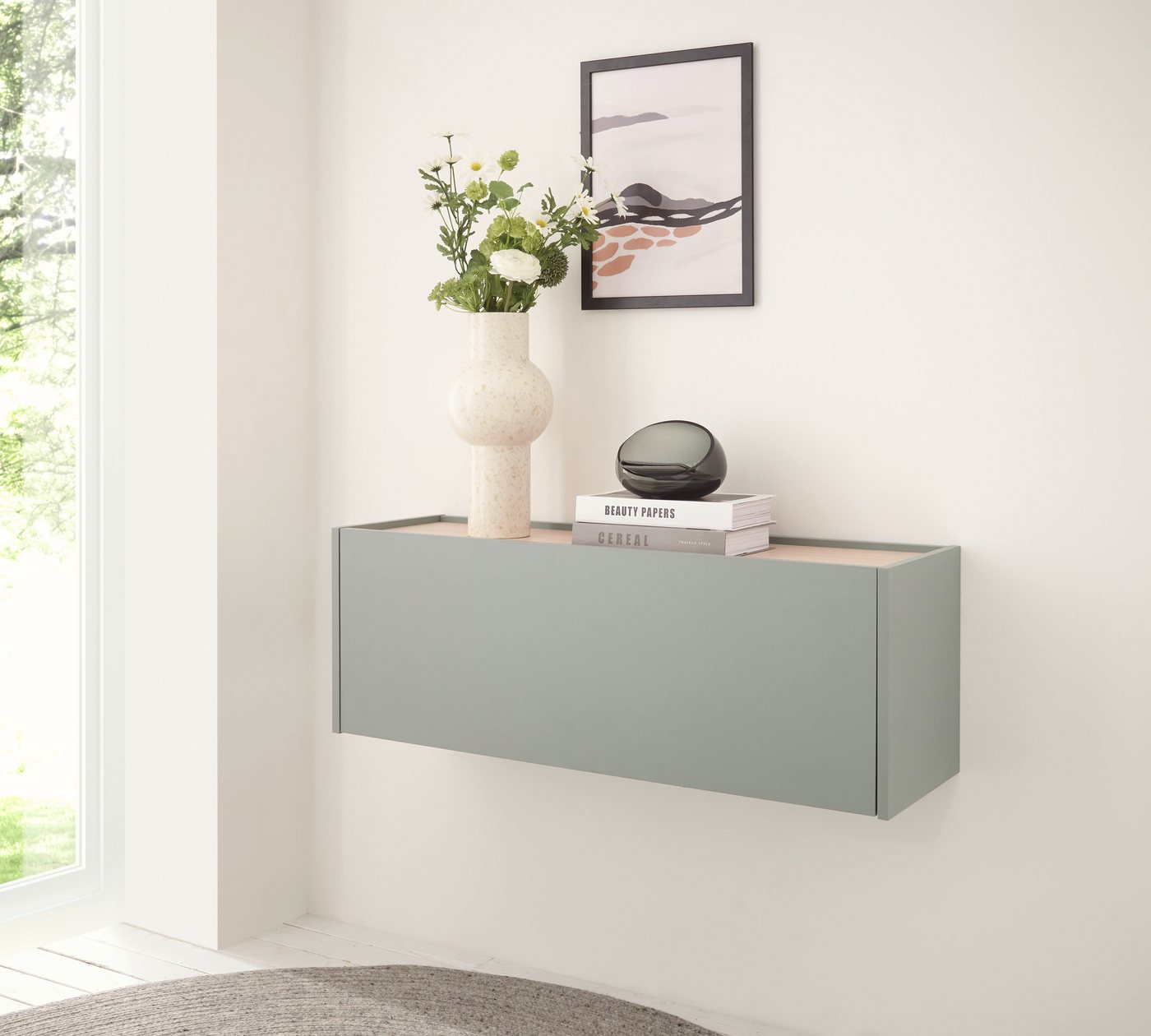 INOSIGN Hängeschrank GiRON/CiTY, Wandgarderobe in vier Farben, Wandschrank zeitloses Design, Breite 100 cm, großes Fach INOSIGN Hängeschrank GiRON/CiTY, Wandgarderobe in vier Farben, Wandschrank zeitloses Design, Breite 100 cm, großes Fach von INOSIGN